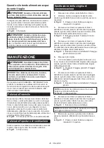 Preview for 45 page of Makita CE001GT202X20 Instruction Manual