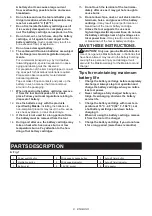 Preview for 8 page of Makita CF001G Instruction Manual