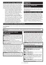 Preview for 110 page of Makita CF001G Instruction Manual