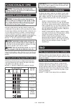 Preview for 193 page of Makita CF001G Instruction Manual