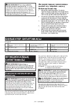 Preview for 214 page of Makita CF001G Instruction Manual