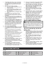 Предварительный просмотр 8 страницы Makita CF002G Instruction Manual