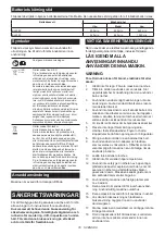 Предварительный просмотр 79 страницы Makita CF002G Instruction Manual