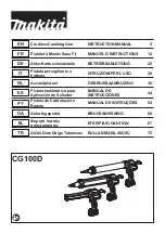 Preview for 1 page of Makita CG100D Instruction Manual