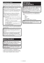 Preview for 11 page of Makita CG100D Instruction Manual