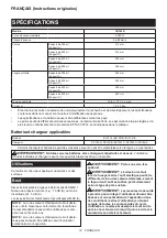 Preview for 12 page of Makita CG100D Instruction Manual