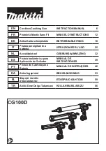 Preview for 1 page of Makita CG100DSAX Instruction Manual