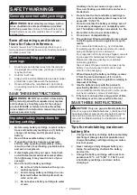 Предварительный просмотр 7 страницы Makita CG100DSAX Instruction Manual