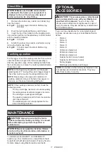 Preview for 11 page of Makita CG100DSAX Instruction Manual