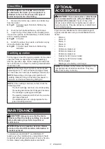 Preview for 11 page of Makita CG100DZXK Instruction Manual