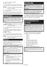 Preview for 17 page of Makita CG100DZXK Instruction Manual