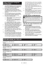 Preview for 88 page of Makita CJ105D Instruction Manual