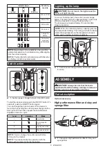 Предварительный просмотр 6 страницы Makita CL001GZ04 Instruction Manual