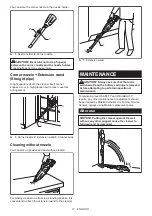 Предварительный просмотр 11 страницы Makita CL001GZ04 Instruction Manual