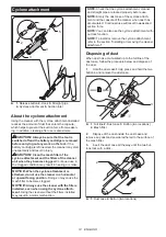 Предварительный просмотр 14 страницы Makita CL001GZ04 Instruction Manual