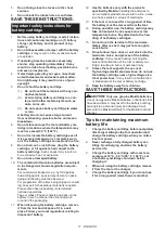 Preview for 11 page of Makita CL002G Instruction Manual