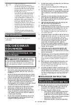 Preview for 49 page of Makita CL002G Instruction Manual