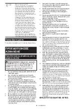 Preview for 88 page of Makita CL002G Instruction Manual