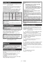 Preview for 101 page of Makita CL002G Instruction Manual