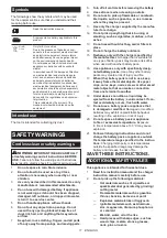 Preview for 11 page of Makita CL003G Instruction Manual