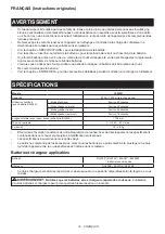 Preview for 19 page of Makita CL003G Instruction Manual