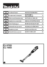 Makita CL070D Series Instruction Manual preview