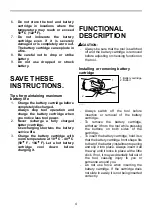 Preview for 4 page of Makita CL100D Instruction Manual