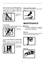 Preview for 8 page of Makita CL100D Instruction Manual