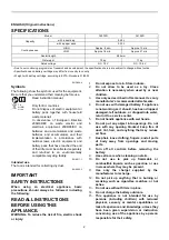 Preview for 2 page of Makita CL102D Quick Start Manual