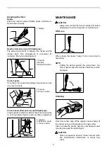 Preview for 8 page of Makita CL102D Quick Start Manual