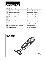 Makita CL104D Instruction Manual preview