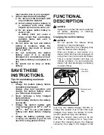 Preview for 4 page of Makita CL105D Instruction Manual