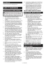 Предварительный просмотр 9 страницы Makita CL107FDZ Instruction Manual