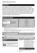 Preview for 8 page of Makita CL108FDSAP Instruction Manual