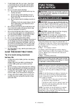 Preview for 10 page of Makita CL114FDWI Instruction Manual