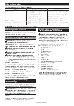 Preview for 21 page of Makita CL114FDWI Instruction Manual