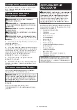 Preview for 36 page of Makita CL114FDWI Instruction Manual