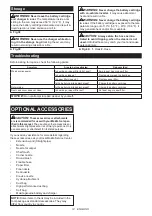 Preview for 14 page of Makita CL121D Instruction Manual