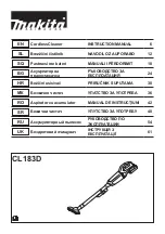 Makita CL183D Instruction Manual preview