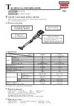 Preview for 1 page of Makita CL183D Technical Information