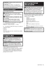 Preview for 29 page of Makita CLX213X1 Instruction Manual