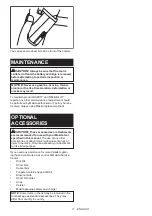 Preview for 11 page of Makita CLX305 Instruction Manual