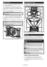 Preview for 17 page of Makita CML01 Instruction Manual