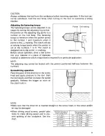 Preview for 9 page of Makita CORDLESS DRIVER DRILL 6222DE Instruction Manual