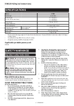 Preview for 2 page of Makita CRU03 Instruction Manual