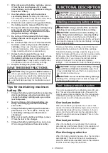 Preview for 9 page of Makita CS002GZ Instruction Manual