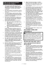 Preview for 17 page of Makita CS002GZ Instruction Manual