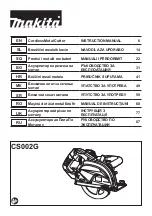 Makita CS002GZ01 Instruction Manual preview