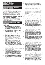 Предварительный просмотр 42 страницы Makita CS002GZ01 Instruction Manual