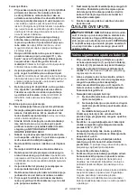 Предварительный просмотр 43 страницы Makita CS002GZ01 Instruction Manual